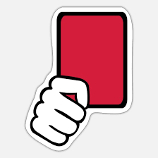 Cargando la señal full hd en vivo en. Tarjeta Roja Referi Pegatina Spreadshirt
