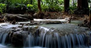 Natural Waterfalls Could Be Used Over Exposed Bedrock Area Waterfall Wallpaper Waterfall Beautiful Nature