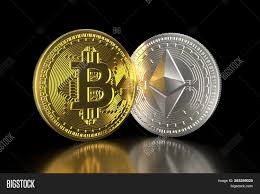 Processor factory laser burning ethereum symbol 3d illustration. Bitcoin Ethereum 3d Image Photo Free Trial Bigstock