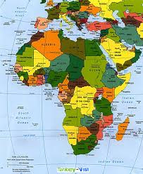 Kitts and nevis is the least populous. Africa Map Countries