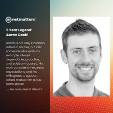 🎉 Huge congratulations to Aaron Cook, our Telecoms Technical Manager,