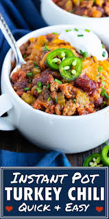 Instant Pot Turkey Chili Recipe Evolving Table Traditional Chili Recipe Chili Recipe Turkey Healthy Instant Pot Recipes
