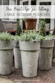Quirky diy planters for your house and garden. The Best Tip For Filling Large Outdoor Planters So Much Better With Age