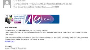 Compare all the cards and. Standard Bank Ucount Rewards Email Scam Youtube