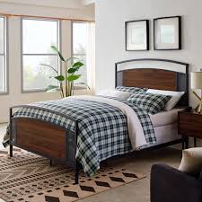 Check spelling or type a new query. Winmoor Home Modern Platform Bed Queen Dark Walnut Panel Best Buy Canada