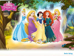 Cinderella Rapunzel Snow White Merida And Aurora The Disney Princesses Arte De Princesa Disney Arte De Princesa Disney