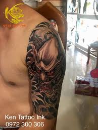 Ý nghĩa hình xăm mặt quỷ khi nhắc đến quỷ mọi người thường liên tưởng đến những điều xấu, không tốt đẹp. Hinh XÄƒm Máº·t Quá»· Ngáº§u Ä'áº¹p Táº¡i Ken Bien Hoa Tattoo Bien Hoa Tattoo