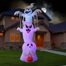 Check spelling or type a new query. Buy Goosh 10 Foot High Halloween Inflatable Overlap Ghost Blow Up Yard Decoration Clearance With Led Lights Built In For Holiday Party Yard Garden Online In Turkey B08g1p5jnc