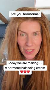 Hormone balancing cream ❤️ #naturalskincare #skincare #menopause #per...