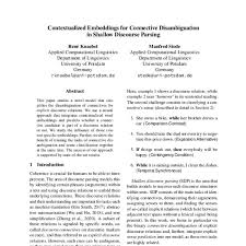 Datta, electronic transport in mesoscopic systems (cambridge: Contextualized Embeddings For Connective Disambiguation In Shallow Discourse Parsing Acl Anthology