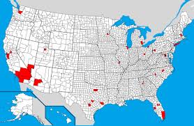 Us Counties With A Population Of Over 1 Million Illustrated Map Us Map Historical Maps