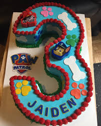 3rd Birthday Paw Patrol Cake For 3 Year Old Boy Paw Patrol Cake Paw Patrol Birthday Cake 3rd Birthday Cakes Paw Patrol Cake