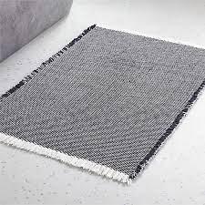 Do you think black and white bath rug seems nice? Unique Bath Mats Rugs Cb2 Canada