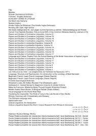 Posts about ana maria alvarado written by dracul. Title D N NÆ'd D N Russian Derivational Dictionary Turkmen English