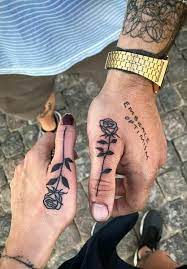 26 Unique Finger Tattoos Designs For You Lily Fashion Style Hand Tattoos For Guys Small Hand Tattoos Couples Hand Tattoos