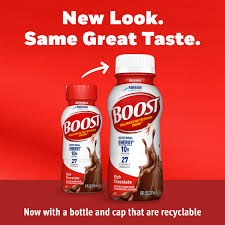 BOOST Original Ready to Drink Nutritional Drinks, Rich Chocolate, 24 pack,  8 fl oz Carton