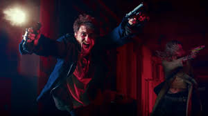 In daniel radcliffe's latest film role, the harry potter star goes in a split second from a normal, anonymous young man to a celebrity sensation. Daniel Radcliffe And Samara Weaving Shoot Em Up In Bonkers Guns Akimbo Trailer Paste