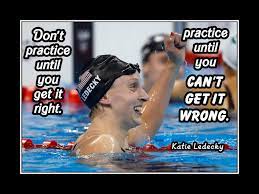Some athletes might've katie ledecky. Katie Ledecky Practice Swimming Quote Poster Swimmer Wall Art Gift Arleyart Com