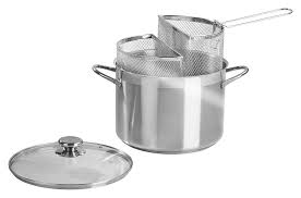 Barazzoni – Spaghetti Pot with Double Basket, 24 cm Diameter, 18/10  Stainless Steel Made in Italy : Home & Kitchen
