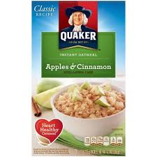 Especially if that cookie strikes the perfect balance between being heart healthy, but also delicious. Amazon Com Quaker Instant Oatmeal Apple Cinnamon Heart Healthy Oatmeal 10 Count Box Pack Of 2 Oatmeal Breakfast Cereals