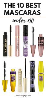 The Best Drugstore Mascaras Top 10 Under 10 365beautytips Best Drugstore Mascara Drugstore Mascara Best Mascara