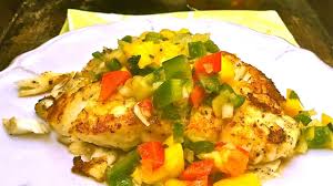 Combine olive oil, onion, cheese, basil, mustard, orégano, sugar, salt, and pepper in container of an electric blender; Grouper Is Super On The Grill