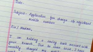 Despite the many available options, not all student bank accounts cover these basics. Write An Application To Change Mobile Number In Bank Account English Youtube