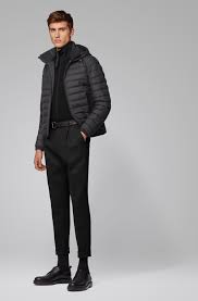 Hugo boss doudoune matelassée pour homme « dolmer » bleu marine coupe droite. Hugo Boss Dawood1 Doudoune Deperlante Doublee De Tissu De Couleur Vive Doudoune Homme Hugo Boss Iziva Com Doudoune Homme Doudoune Doudoune Hugo Boss