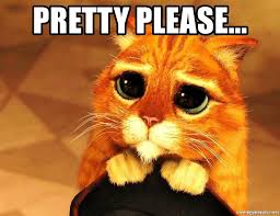 360 x 400 jpeg 43 кб. Pretty Please Puss In Boots Meme Generator