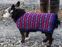 Free knitting pattern for an outdoor dog. 12 Dog Sweaters And Other Knitting Patterns For Pups