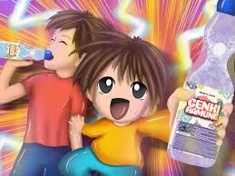 The initial spokesperson for this campaign was comedian kon omura. Genki Ramune Soda Or Japan Ramune Is Cool Fun Drink From Japan