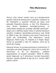 11 andra mind map on studiu critic: Doc Titu Maiorescu Matasel Raimund Academia Edu