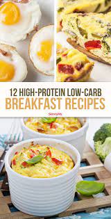 12 High Protein Low Carb Breakfast Recipes High Protein Low Carb Recipes High Protein Low Carb Breakfast Low Carb Breakfast Recipes