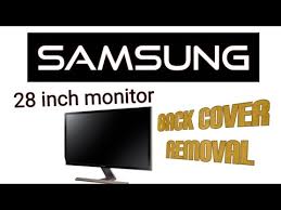 · from the settings menu: How To Remove Samsung 28 Inch 4k Monitor Back Cover Youtube