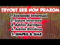 Jabatan fungsional operator siak dan angka kreditnya. Latihan Skb Bag 3 Pranata Komputer Operator Siak Adm Db Kependudukan Analis Sistem Informasi Dll