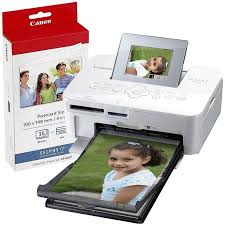 The machine itself is about the size of a thick novel. Canon Selphy Cp1000 White Dye Sublimation Printer Alzashop Com