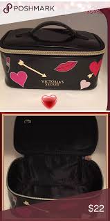 Victorias Secret Makeup Bag Black Patent Victoria Secret Pink Bags Victoria Secret Makeup Makeup Bag