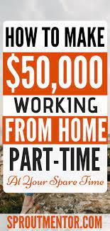 Part Time Jobs That Will Boost Your Income Sproutmentor Work From Home Jobs Online Jobs Data Entry Jobs