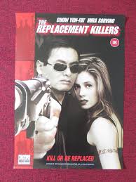THE REPLACEMENT KILLERS VHS VIDEO POSTER CHOW YUN-FAT MIRA SORVINO 1997:  Art&nbsp;/&nbsp;Print&nbsp;/&nbsp;Poster | Rendezvous Cinema