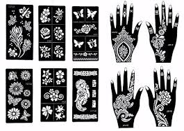 Buy Imported Stencils For Henna Tattoos From Amazon In Pakistan In 2020 Henna Tattoo Kit Tattoo Kits Henna Tattoo Stencils