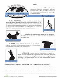 New Year Superstitions Worksheet Education Com New Years Superstitions Superstition Education Com