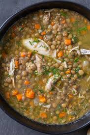 Easy Chicken Lentil Soup Recipe Momsdish In 2020 Chicken Lentil Lentil Soup Recipes Chicken Lentil Soup