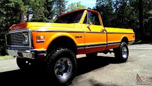 Wiring diagrams are schematics of your trucks wiring and electrics systems. 1971 1972 Chevy Pickup 4x4 Custom 10 Orange 350 Motor C10