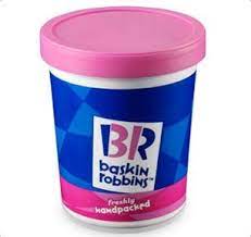Baskin Robbins Fresh Pack Baskin Robbins Bubble Gum Ice Cream Eat Dessert