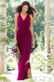105 99 Robe Demoiselle D Honneur Trapeze Col V A Fermeture Eclair En Mousseline Robe Mariage Invitee Robe Demoiselle D Honneur Robe De Demoiselle D Honneur