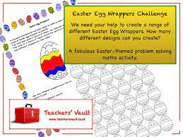 Hopefully your students will as well. Easter Egg Wrappers Challenge Math Problem Solving Activities Easter Eggs Math Problem Solving