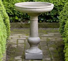 So get a concrete bird bath if possible. Venice Concrete Bird Bath Pottery Barn