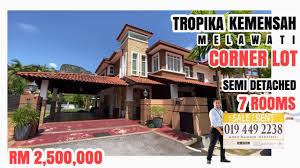 Rumah murah 197 juta lokasi sunrise property di manisrenggo. Corner Unit Tour Tropika Kemensah Semi Detached Renovated Extended Youtube