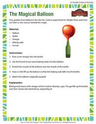 First grade science standards for ngss build off of kindergarten science standards. The Magical Balloon Cool Science Activity Fun Science Science Activities Science For Kids