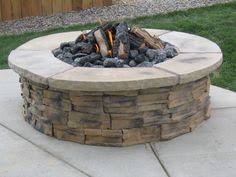 Build This Fire Pit As A Gas Fire Pit Instead Of Wood Burning Using A Diy Kit Easy To Use And Instal Fire Pit Essentials Outdoor Fire Outdoor Fire Pit Designs